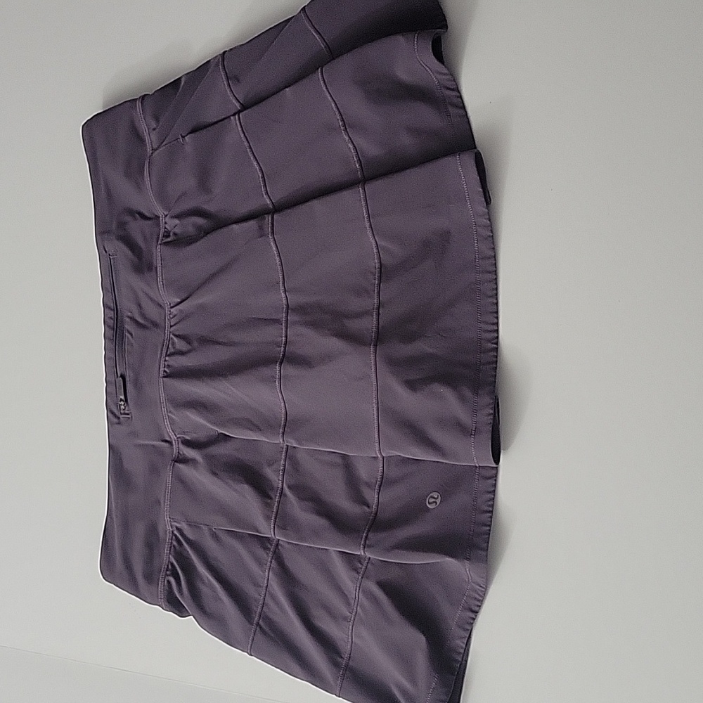Lululemon Pace Rival Skirt (Tall) *4-way Stretch 15" Graphite Purple Sz 10 Tall - Picture 6 of 11